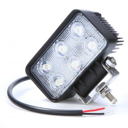 Proiector LED Auto Offroad 18W/12V-24V, 1320 Lumeni, Dreptunghiular, Spot Beam 30 Grade [1]