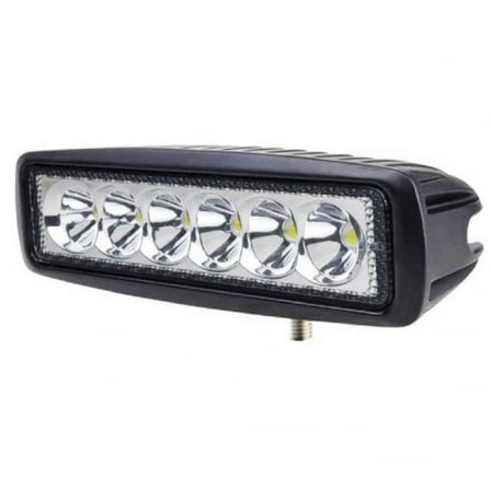Proiector LED Auto Offroad 18W/12V-24V, 1320 Lumeni, Lungime 16 cm, Spot Beam 25 Grade [1]