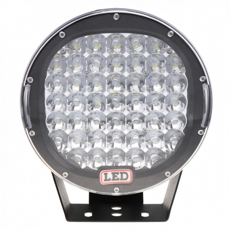 Proiector LED Auto Offroad 225W, 12V-24V, 18000 Lumeni, Rotund, Spot Beam [0]