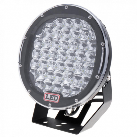 Proiector LED Auto Offroad 225W, 12V-24V, 18000 Lumeni, Rotund, Spot Beam [4]
