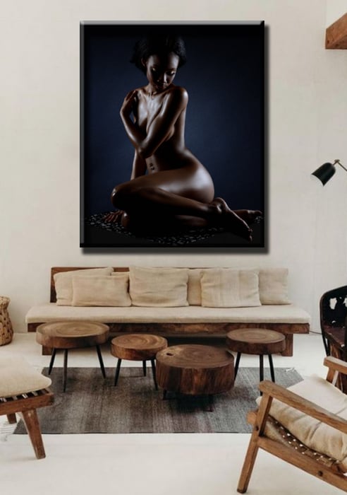 Tablou Black Nude Woman [1]