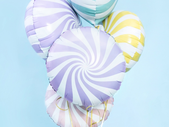 Balon folie Candy, 45cm, lila deschis [1]