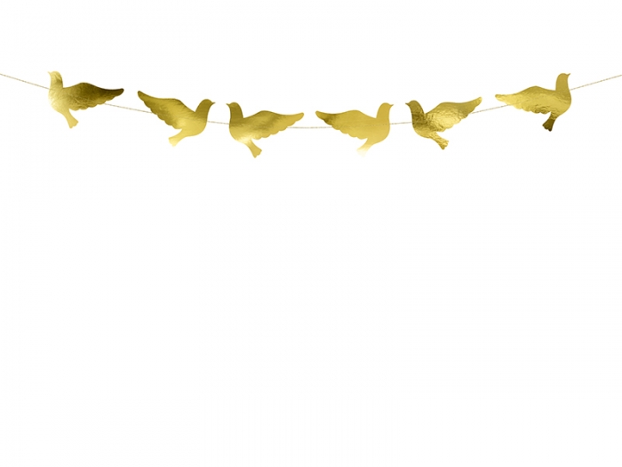 Ghirlanda porumbei carton auriu [9]