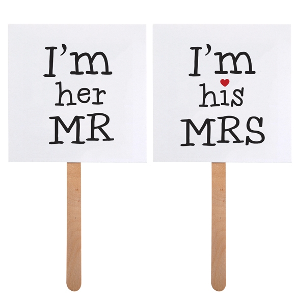 Carduri pe stick I'm his MRS/I'm her MR [3]