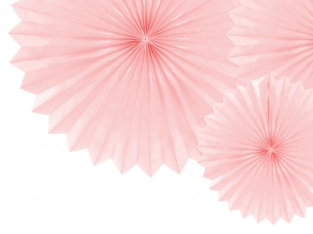 Evantaie decorative, roz pudra, 20-40cm [3]