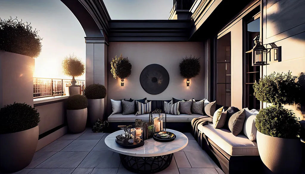 Mobilier de lux pentru terasa / exterior
