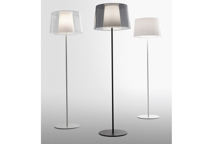 Lampa de podea cu dublu abajur L001ST/BA [2]