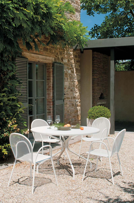 Scaune exterior metalice cu brate RONDA [6]