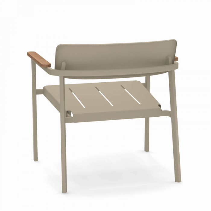 Fotolii lounge exterior metalice cu insertii lemn SHINE [3]
