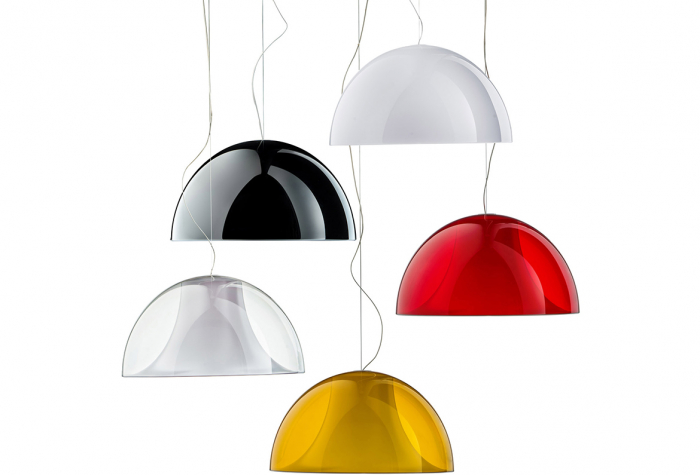 Lampa suspendata cu abajur din policarbonat L002S/BA [3]