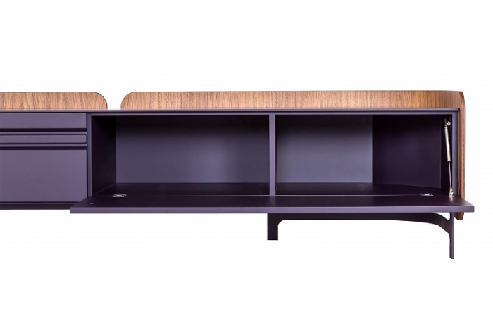 Comode TV baza metal WOOD-OO 005 [3]