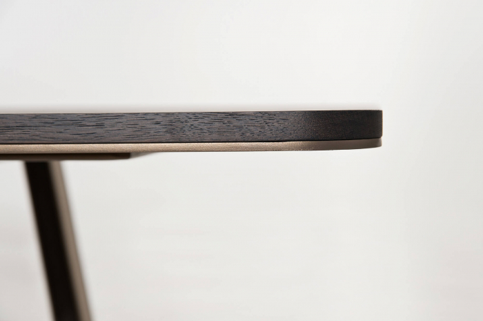 Mese din lemn blat subtire detalii metalice MOBIUS 001 [2]