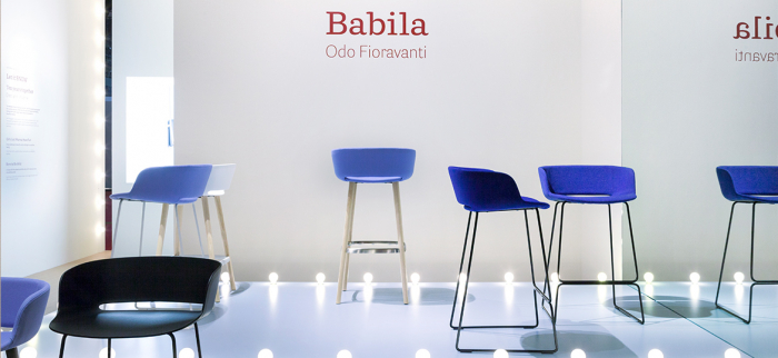 Scaune bar cadru lemn scoica plastic BABILA 2758 [4]