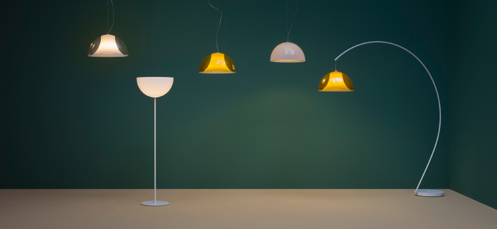 Lampa suspendata cu abajur din policarbonat L002S/BA [6]