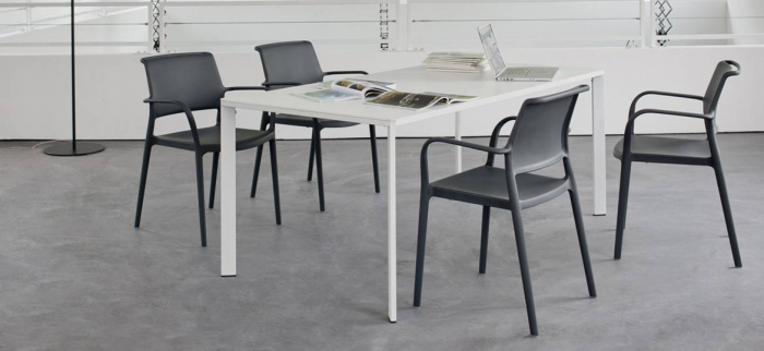 Mese cadru otel LOGICO TL solid laminate [10]