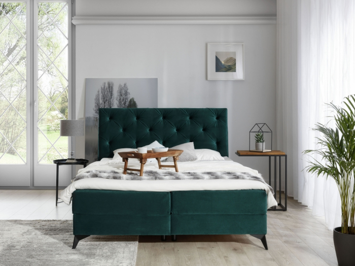 Pat tapitat somiera rabatabila boxspring LAOS 180x200 [4]