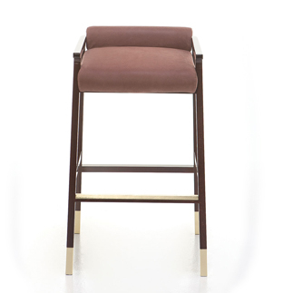 Scaun de bar tapitat cadru din lemn Tenues 2303 SG [3]