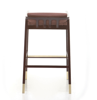 Scaun de bar tapitat cadru din lemn Tenues 2303 SG [5]