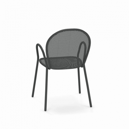 Scaune exterior metalice cu brate RONDA [1]