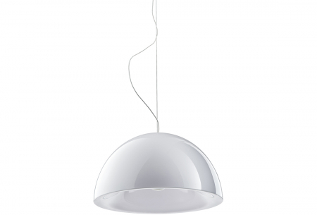 Corpuri de Iluminat - Lampa suspendata cu abajur din policarbonat L002S/BA