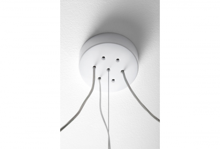 Lampa suspendata cu abajur din policarbonat L002S/BA [3]