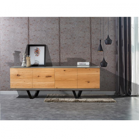 Comode baza metal LOG 002 [2]