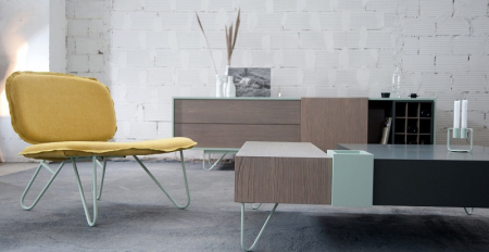 Mese cafea baza metal VINTME 008 [2]