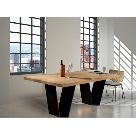 Mese dining baza metalica LOG 001 [2]