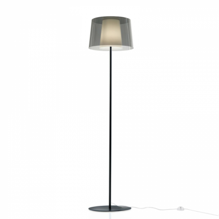 Lampadare - Lampa de podea cu dublu abajur L001ST/BA