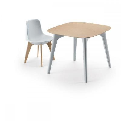 Masa cu blat HPL/lemn si patru picioare din plastic PLANET TABLE [0]
