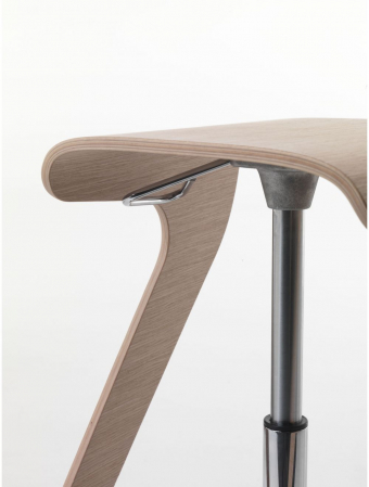 Scaune bar moderne ajustabile structura metal sezut tapitat WOODY 495 [1]