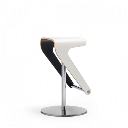 Scaune bar moderne ajustabile structura metal sezut tapitat WOODY 495 [2]