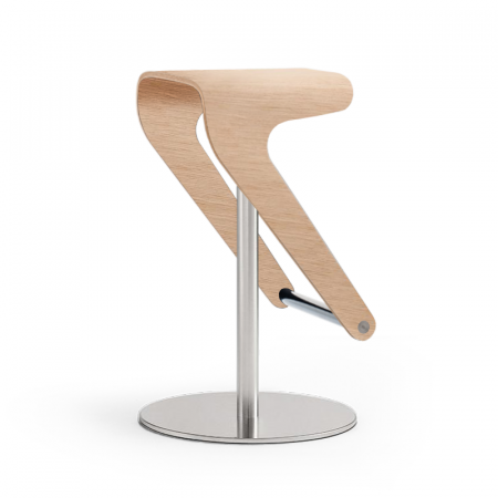 Scaune bar - Scaune bar moderne ajustabile structura metal sezut tapitat WOODY 495