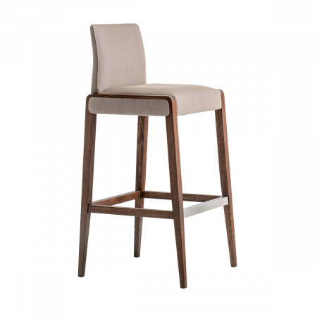 Scaune bar - Scaune de bar cadru lemn stejar tapitate JIL 526