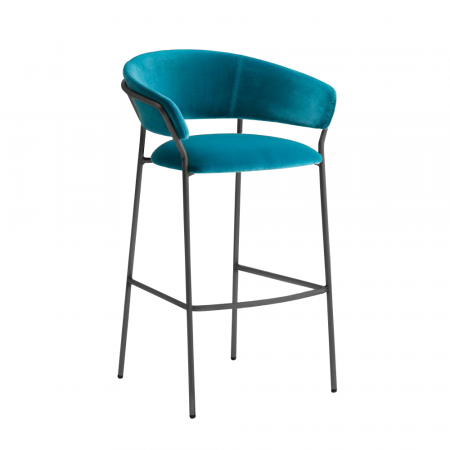 Mobilier bucatarie - Scaune de bar tapitate cu cadru metalic JAZZ 3717