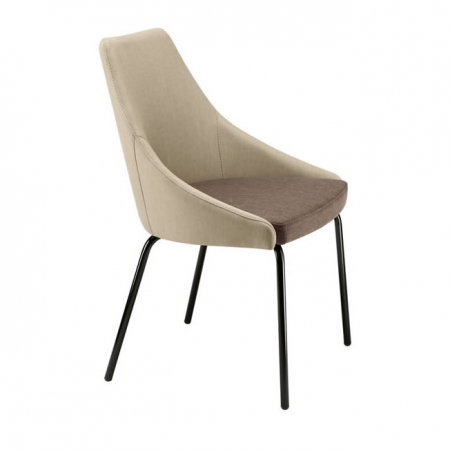 Scaune - Scaune moderne tapitate cadru metalic KONTEA 586