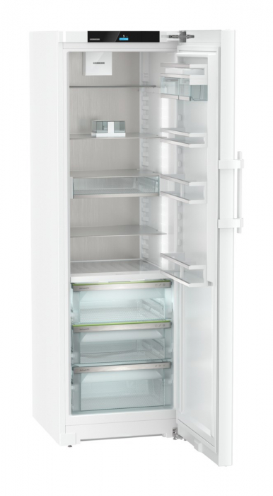 Frigider Independent Liebherr RBc 525i, Clasa Valorica Comfort, Culoare steel, Clasa de eficienta energetica C, Înălțime 185.5 cm, Volum total 386 l, Emisii de zgomot acustic 34 dB, Greutate 75.2 kg [6]
