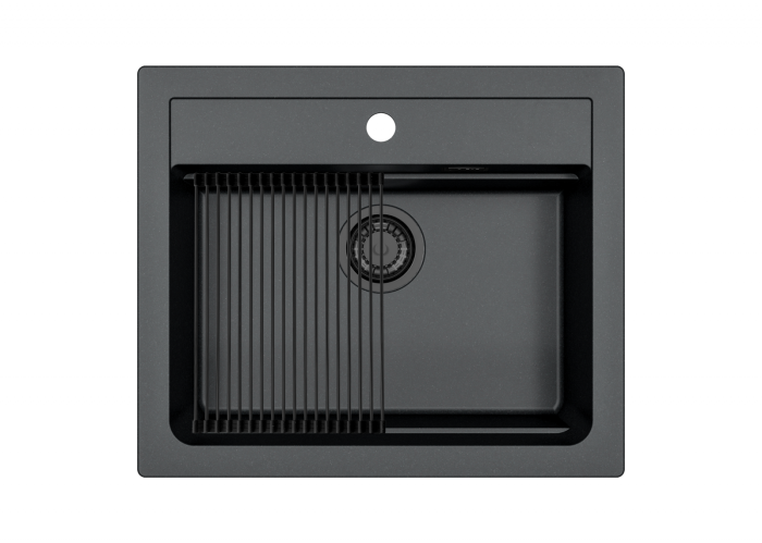 Chiuveta compozit Atrox 30 negru Black Edition [2]