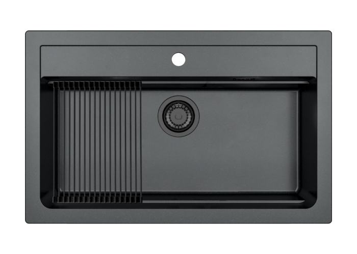 Chiuveta compozit Atrox 40 negru Black Edition [2]