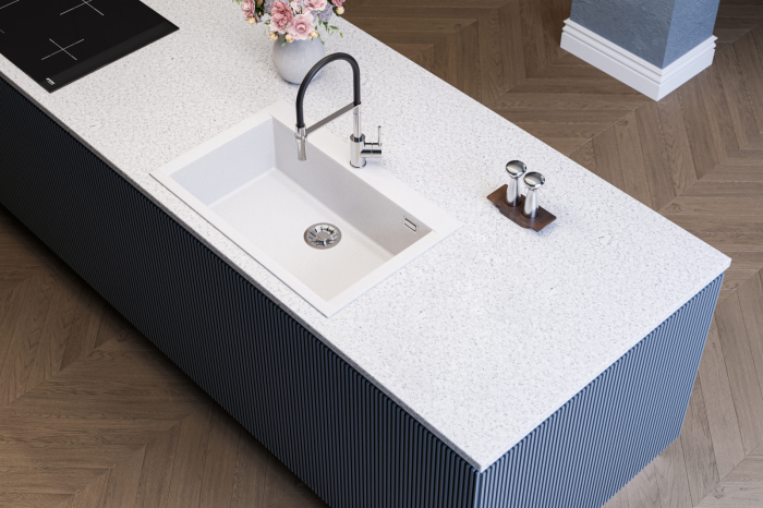 Chiuveta compozit PURE-G 40 alb [5]