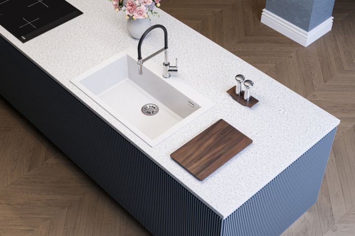 Chiuveta compozit PURE-G 40 alb [7]