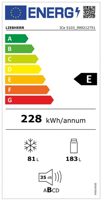 Combină frigorifică Liebherr integrabilă cu EasyFresh şi SmartFrost ICe 5103 Pure [2]