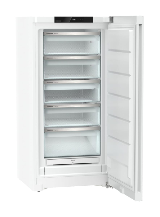 Congelator Independent Liebherr FNd 6625, Clasa Valorica Comfort, Culoare steel, Clasa de eficienta energetica D, Înălțime 145.5 cm, Volum total 260 l, Nr. Sertare in congelator 5, Emisii de zgomot ac [3]