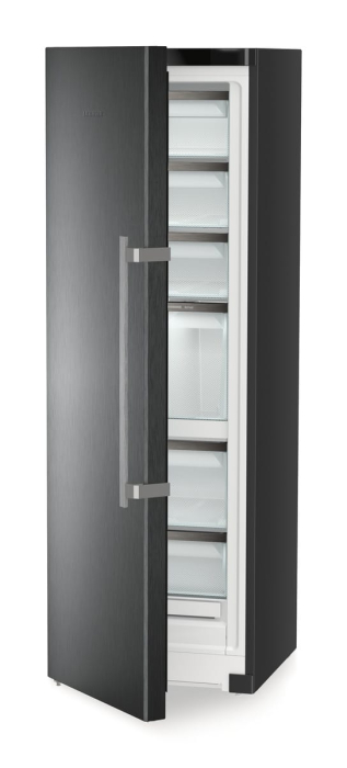 Congelator Independent Side-by-Side Liebherr SFNbsd 529i, Clasa Valorica Comfort, Culoare BlackSteel, Clasa de eficienta energetica D, Înălțime 185.5 cm, Volum total 277 l, Nr. Sertare in congelator 7 [4]