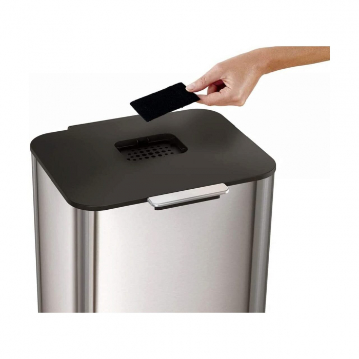 Cos Gunoi Colectare Selectiva 40L Inox - Joseph&Joseph [2]