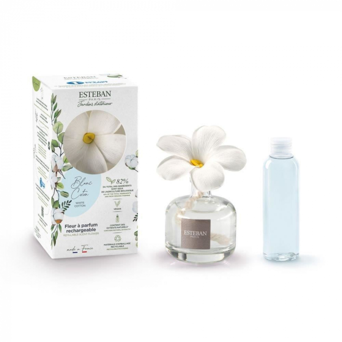 Difuzor Parfum Floare White Cotton 75ml - Esteban Paris [6]
