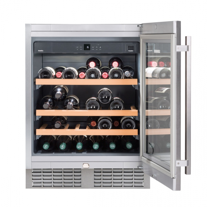Frigider de depozitare climatizată a vinurilor amplasabil sub suprafaţa de lucru UWKes 1752 GrandCru  Liebherr [7]