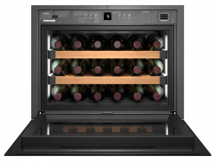 Frigider de depozitare climatizată a vinurilor încorporabil WKEgw 582 GrandCru  LIebherr [5]