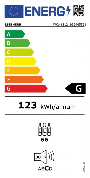 Frigider de depozitare climatizată a vinurilor WKb 1812 Vinothek Liebherr [4]