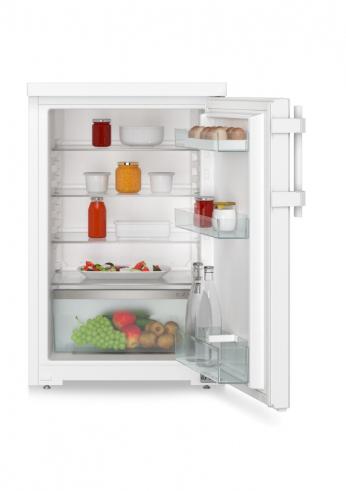 Frigider Independent TableTop Liebherr Rd 1400, Clasa Valorica Comfort, Culoare steel, Clasa de eficienta energetica D, Înălțime 85 cm, Volum total 125 l, Nr. Sertare in congelator 0, Emisii de zgomot [5]